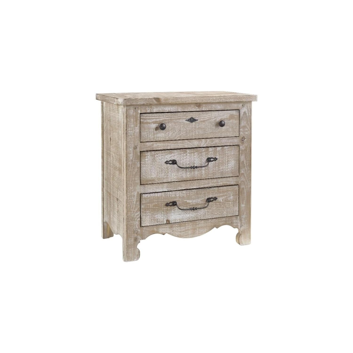 Progressive Furniture Chatsworth Nightstand, Chalk